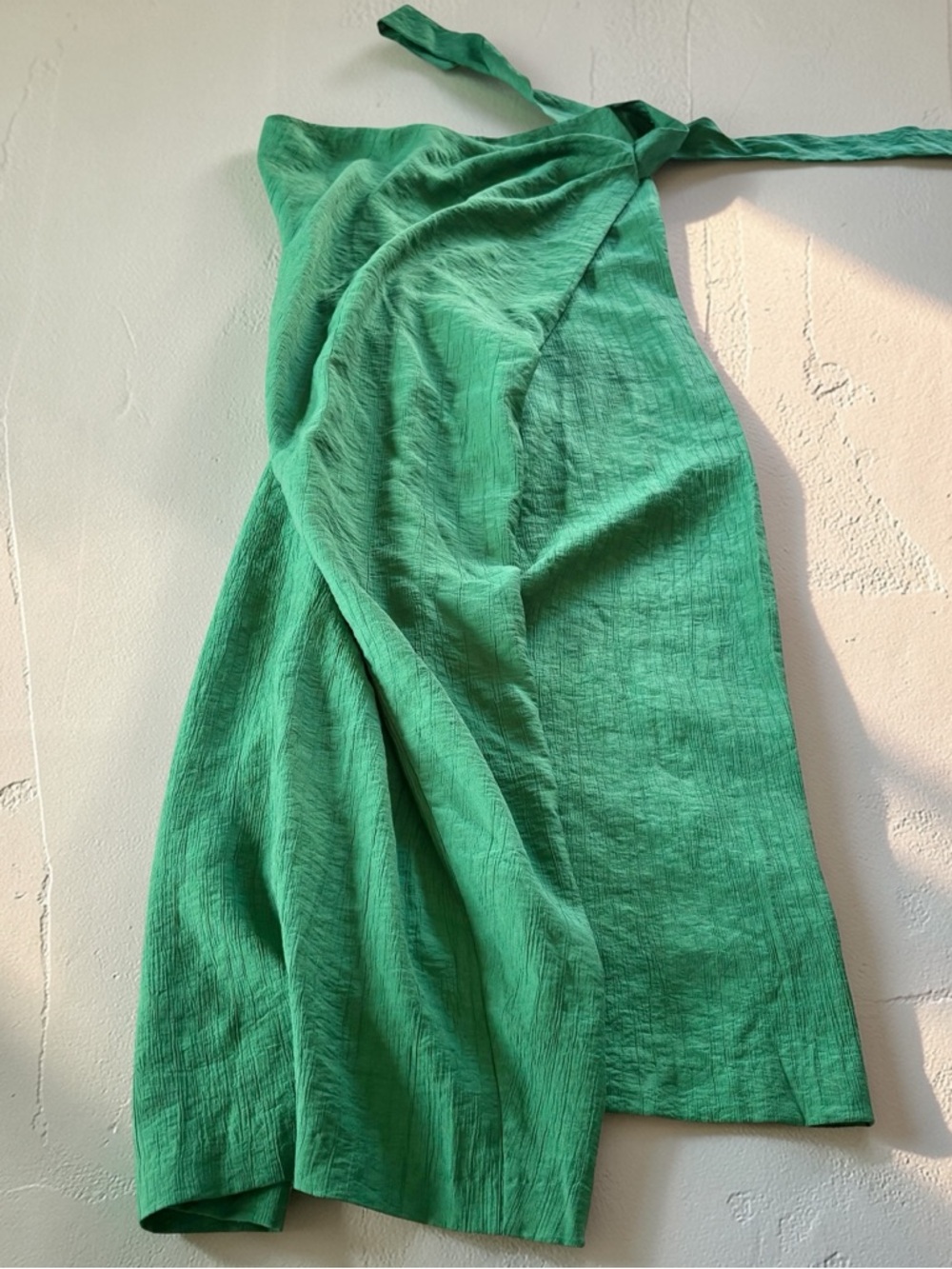 NWOT INTEMPO™ Emerald Textured Wrap Pants Sz L Wide Leg High Waist Pirate-core - Picture 7 of 15